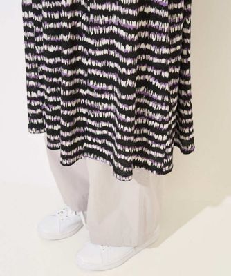 日本製］ランダムボーダーAラインジャージーワンピース | GEORGES