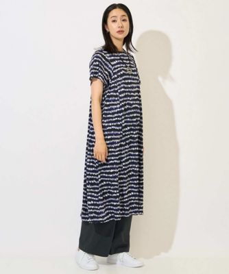 日本製］ランダムボーダーAラインジャージーワンピース | GEORGES