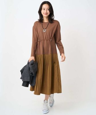 ジャージータフタコンビワンピース | GEORGES RECH (Women)/ジョルジュ