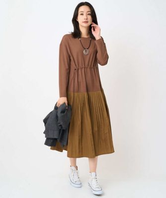 ジャージータフタコンビワンピース | GEORGES RECH (Women)/ジョルジュ