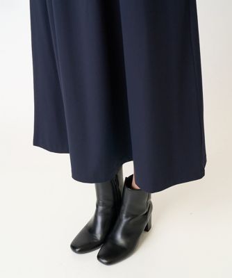 アシンメトリージャージーネックワンピース
