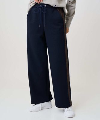 ＜GEORGES RECH　(Women)＞ストレッチダンボールストレートワイドパンツ