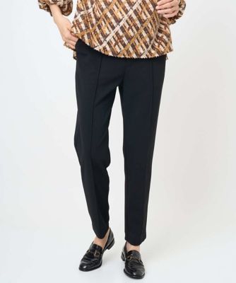 日本製］カットジョーゼットストレッチテーパードパンツ | GEORGES