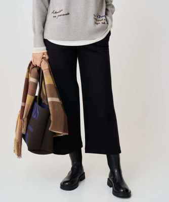 ＜GEORGES RECH　(Women)＞［新色追加／日本製］デュアルウォームガウチョパンツ