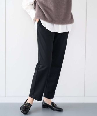 ＜GEORGES RECH　(Women)＞［日本製］トリコット裏起毛テーパードパンツ