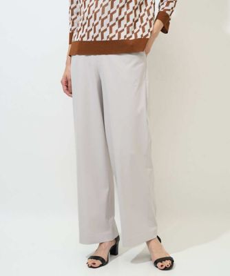 ＜GEORGES RECH　(Women)＞［日本製／多機能素材］ジャージーストレートパンツ