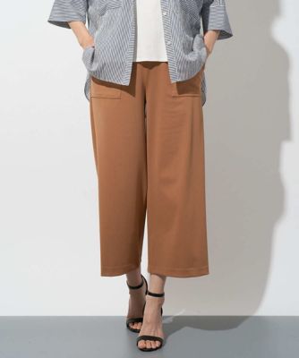 ＜GEORGES RECH　(Women)＞［日本製／多機能素材］ジャージーガウチョパンツ