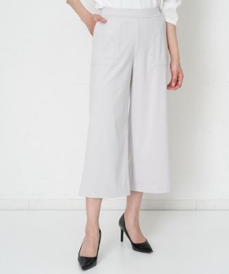 ＜GEORGES RECH　(Women)＞［日本製／多機能素材］ジャージーガウチョパンツ