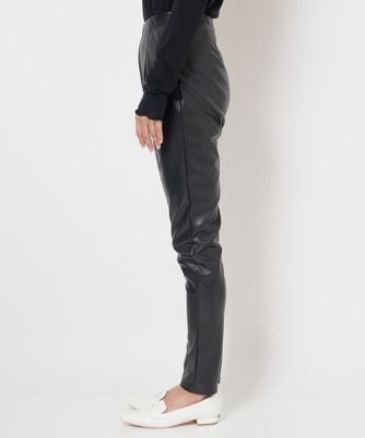 エコレザーストレッチレギンスパンツ