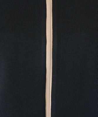 プレーティングニットブルゾン