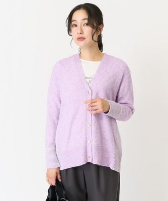 ES RECH / ジョルジュ・レッシュ メランジミックスニットカーディガン ジョルジュ・レッシュ GEORGES RECH メランジミックスニット