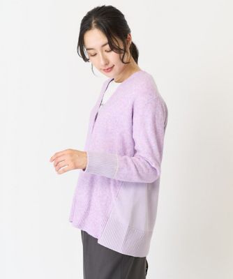 ES RECH / ジョルジュ・レッシュ メランジミックスニットカーディガン ジョルジュ・レッシュ GEORGES RECH メランジミックスニット