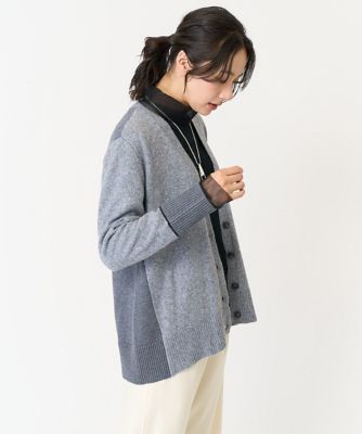 ES RECH / ジョルジュ・レッシュ メランジミックスニットカーディガン ジョルジュ・レッシュ GEORGES RECH メランジミックスニット