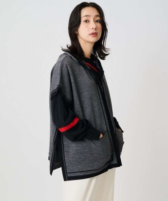 ジョルジュ・レッシュ（ES RECH）/ダブルジャカードニットポンチョ ダブルジャカードニットポンチョ | GEORGES RECH (Women)/ジョルジュ