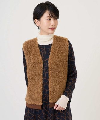 ジョルジュ・レッシュ（ES RECH）/ボアニットコンビベスト ボアニットコンビベスト | GEORGES RECH (Women)/ジョルジュ レッシュ