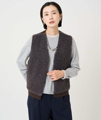 ボアニットコンビベスト | GEORGES RECH (Women)/ジョルジュ レッシュ