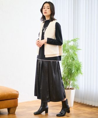 ボアニットコンビベスト | GEORGES RECH (Women)/ジョルジュ レッシュ