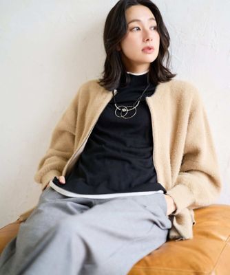 フェザーヤーンリバーカーディガン | GEORGES RECH (Women)/ジョルジュ