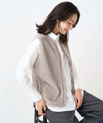 フェイクファーニットベスト | GEORGES RECH (Women)/ジョルジュ