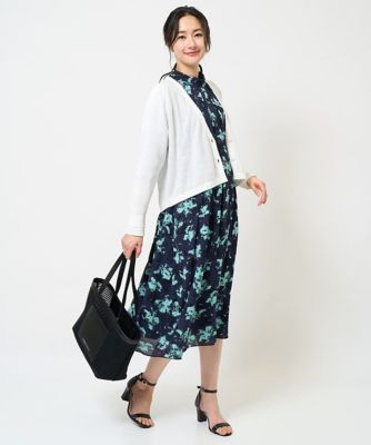 アンサンブル対応］シアージャカードショートカーディガン | GEORGES