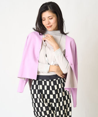 ES RECH / ジョルジュ・レッシュ ダブルフェイスニットカーディガン ジョルジュ・レッシュ GEORGES RECH ダブルフェイスニット