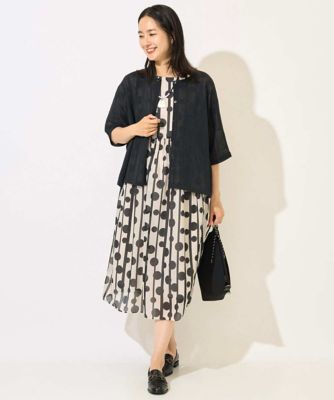 ペーパーヤーンドルマンスリーブカーディガン | GEORGES RECH (Women