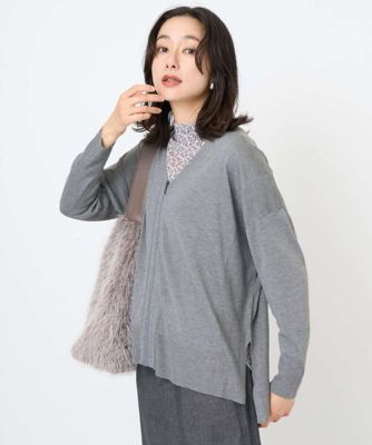 GEORGES RECH (Women)/ジョルジュ レッシュ リラックスカーディガン 92グレー トップス【三越伊勢丹/公式】