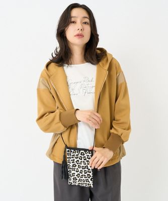 ＜GEORGES RECH　(Women)＞［セットアップ対応］ブライトダンボールタフタコンビパーカー