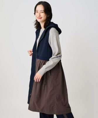 ジョルジュ・レッシュ（ES RECH）/ダンボールタフタドッキングロングジレ ダンボールタフタドッキングロングジレ | GEORGES RECH (Women