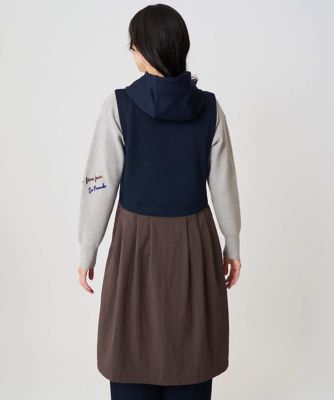 ジョルジュ・レッシュ（ES RECH）/ダンボールタフタドッキングロングジレ ダンボールタフタドッキングロングジレ | GEORGES RECH (Women