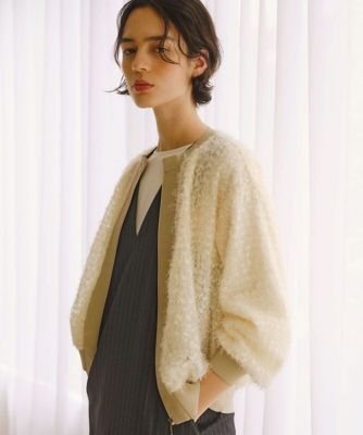 ＜GEORGES RECH　(Women)＞フェザーチュールブルゾン