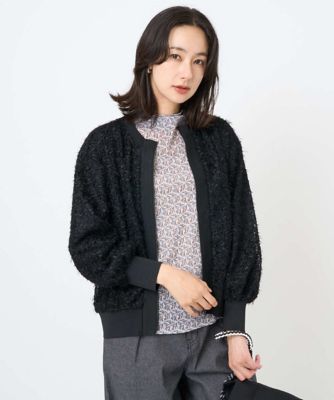 ＜GEORGES RECH　(Women)＞フェザーチュールブルゾン