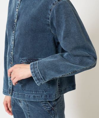 ［セットアップ対応］８．５ｏｚスウェットデニムジャケット