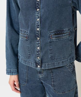 ［セットアップ対応］８．５ｏｚスウェットデニムジャケット