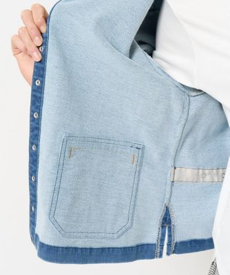 ［セットアップ対応］８．５ｏｚスウェットデニムジャケット