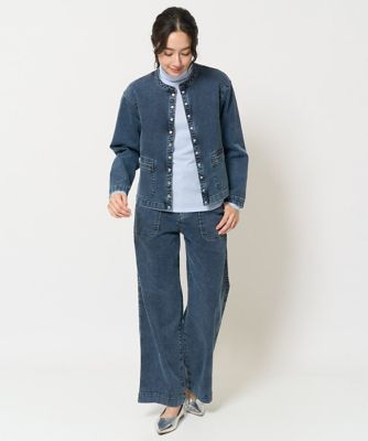 ［セットアップ対応］８．５ｏｚスウェットデニムジャケット