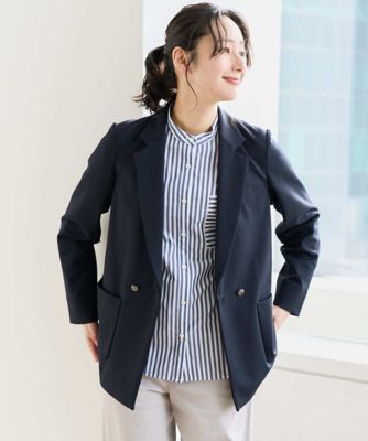 ＜GEORGES RECH　(Women)＞［日本製］ジャージーテーラードジャケット