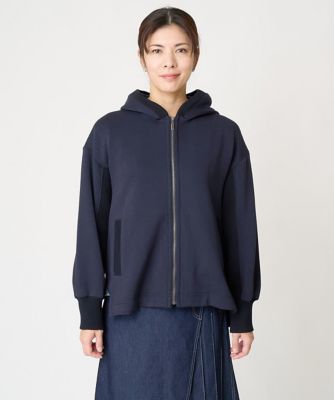 ニットドッキングダンボールパーカー