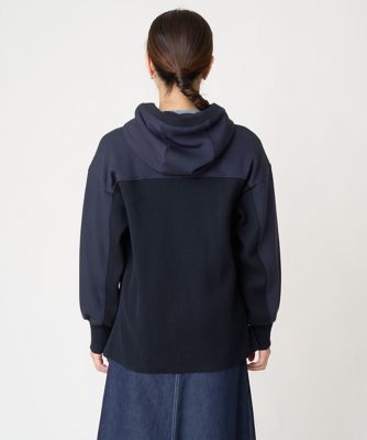 ニットドッキングダンボールパーカー