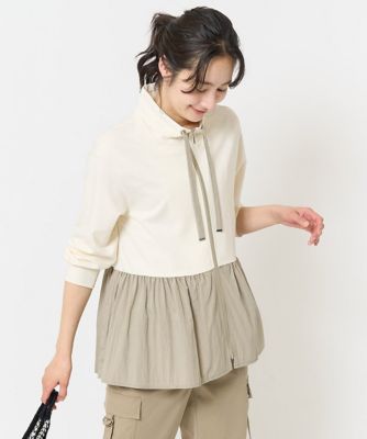 ペプラムポンチ８分袖羽織