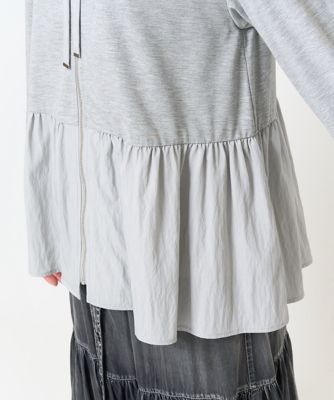 ペプラムポンチ８分袖羽織