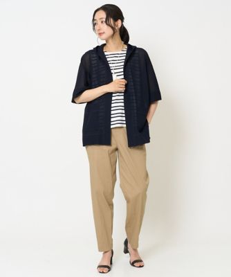 シアーフードカーディガン | GEORGES RECH (Women)/ジョルジュ