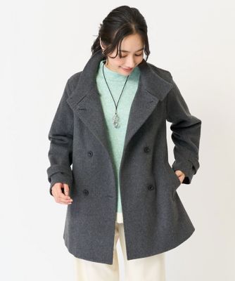スーパー100ミドルスタンドカラーコート | GEORGES RECH