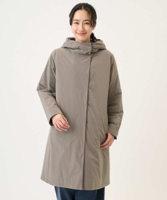 GEORGES RECH 希少羊革Sサイズ黒レザー ロングコート三越高島屋扱い 