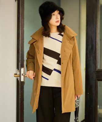＜GEORGES RECH　(Women)＞ステッチレスステンカラーミドルダウンコート