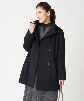 ＜GEORGES RECH　(Women)＞スーパー１００ビーバースタンドカラーコート