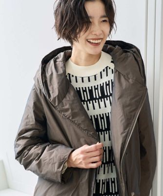 ＜GEORGES RECH　(Women)＞ステッチレスシャンブレーロングダウンコート