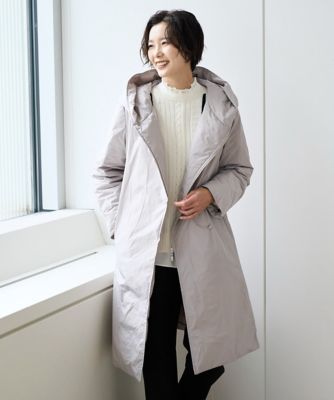 ステッチレスシャンブレーロングダウンコート | GEORGES RECH (Women
