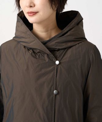 ⭐︎週末限定価格⭐︎【美品】ロングダウンコートドレス Sサイズ ブラック ステッチレスタフタAラインロングダウン | GEORGES RECH (Women