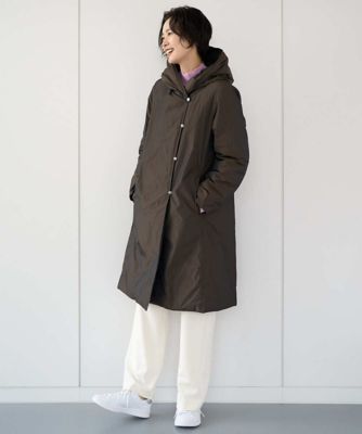 ステッチレスシャンブレーロングダウンコート | GEORGES RECH (Women